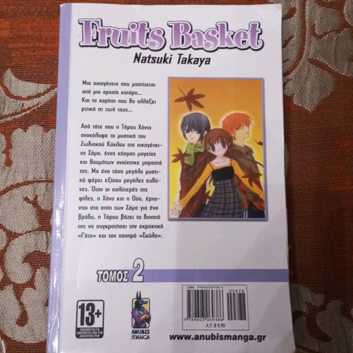 Fruits Basket manga like new, 2000's anime