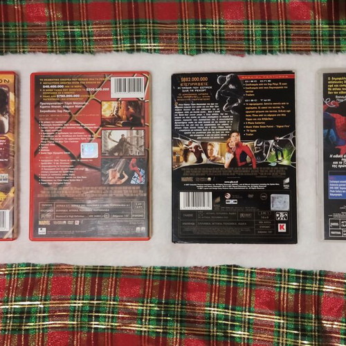 Spiderman Trilogy and Animated Series DVD like new, special edition