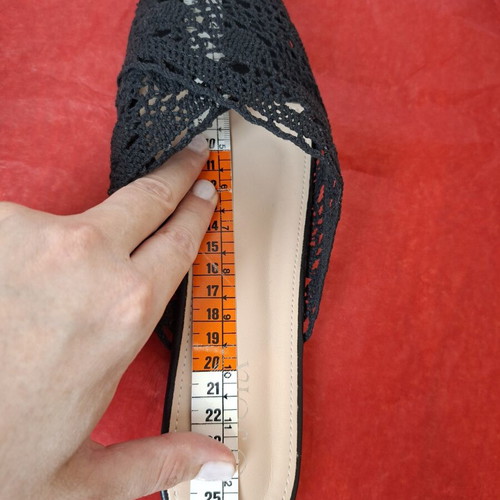Flat mules Joia black size 41 new