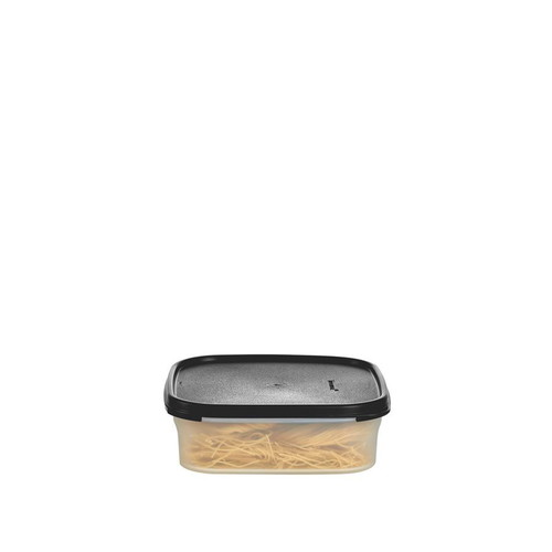 Tupperware Modular Square 1.1L with Black Lid, new