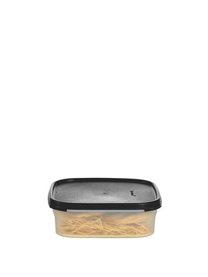 Tupperware Modular Square 1.1L with Black Lid, new