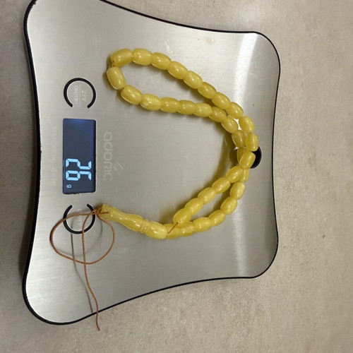 Komboloi worry beads made of bakelite used