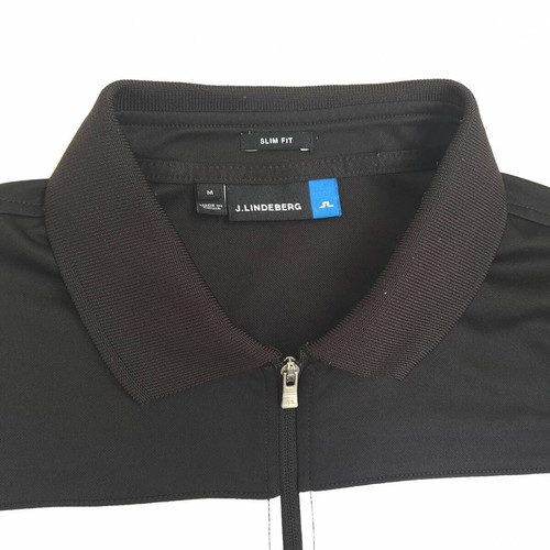 J Lindeberg men's golf polo shirt size M slim fit like new