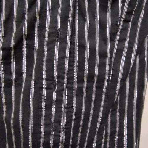 Iso black shirt with silver stripes size Small new