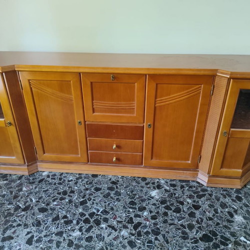 Buffet living room furniture like new, solid wood, 2.30x0.50 m