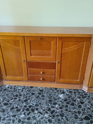 Buffet living room furniture like new, solid wood, 2.30x0.50 m