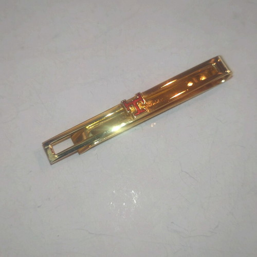 Tie clip gold plated new with royal arch and masonic enamel detail