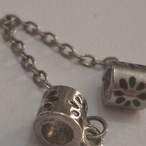 Security chain used, decorative for bracelet, silver color
