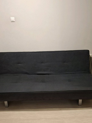Neoset sofa bed like new with black fabric