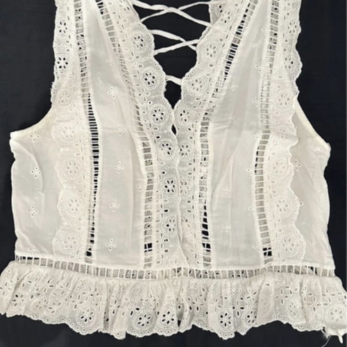 Zini boutique top like new, white, size M