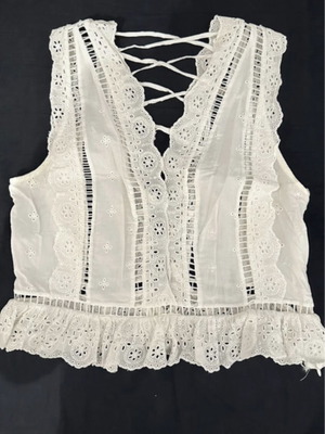 Zini boutique top like new, white, size M