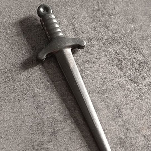Playmobil dark grey sword