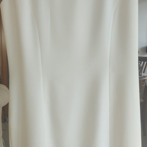 Vintage 90s Cream Mini Dress part of Set, Like New, Size 40 Large