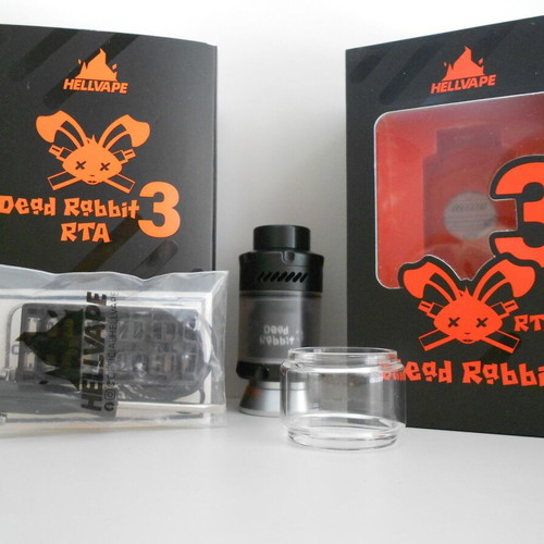 Hellvape Dead Rabbit v3 RTA like new, Matte Black