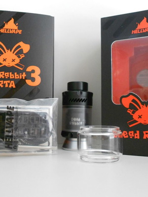 Hellvape Dead Rabbit v3 RTA σαν καινούργιο, Matte Black