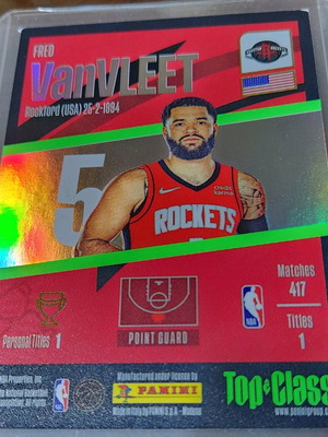 2023-24 Panini Top Class Winner #194 Fred VanVleet card used