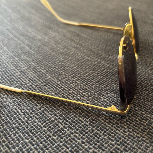 Vogart vintage sunglasses used with gold frame and silver details