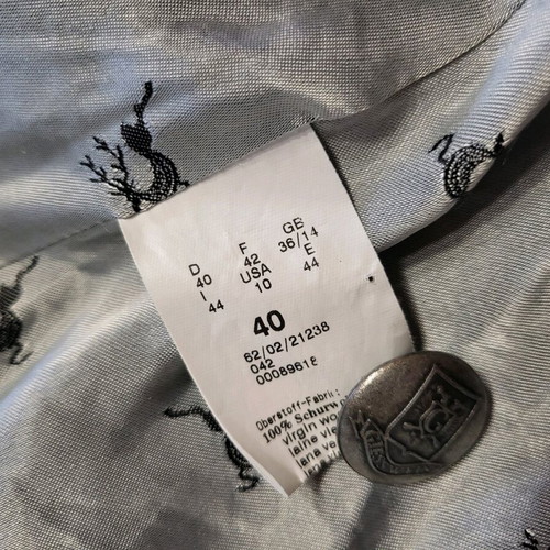 Vintage Giesswein coat used, gray, wool, size S