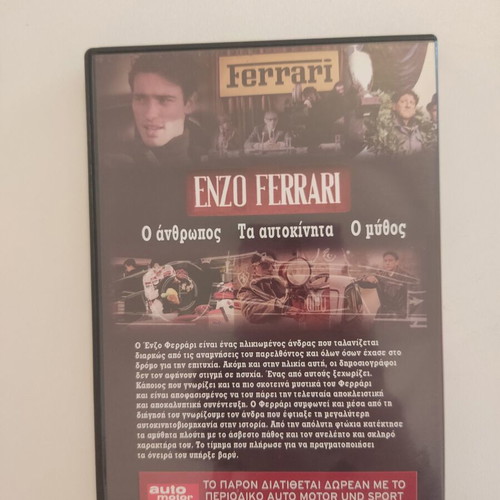 Enzo Ferrari DVD new, documentary biography with subtitles