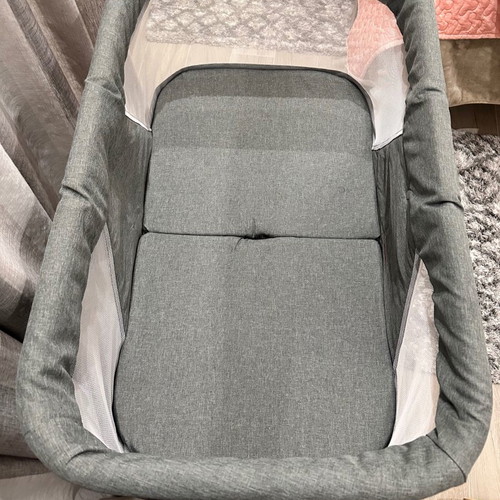 Lionelo Vera Folding Baby Cot used, gray