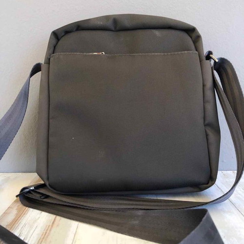 Men's messenger bag like new, olive color