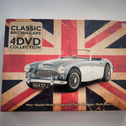 Classic British Cars 4-DVD collection new