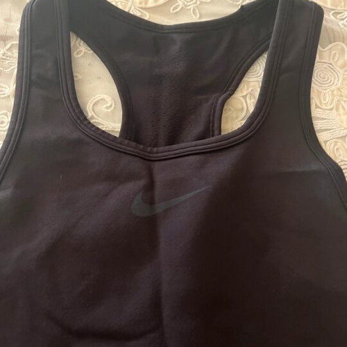 Nike sports tank top, black, size S