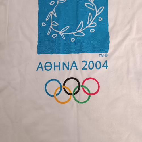Adidas Polo 2004 Athens Olympics volunteer shirt like new, large
