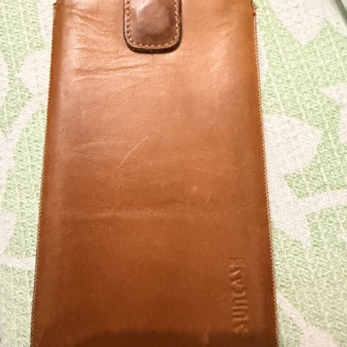 SunCase phone case new, genuine leather