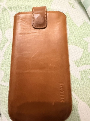 SunCase phone case new, genuine leather