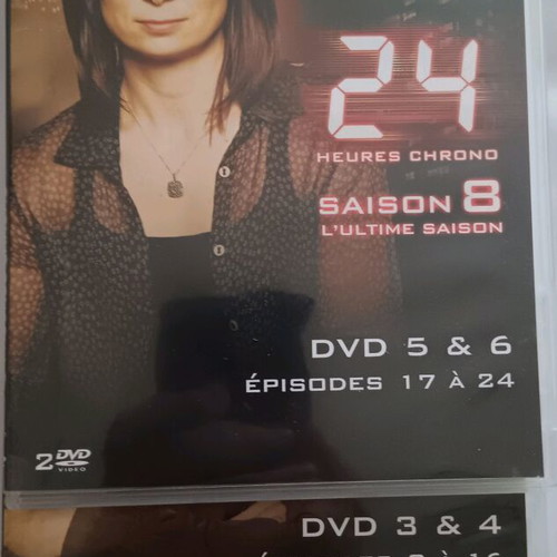 24 Season 8 DVD like new, French edition with subtitles