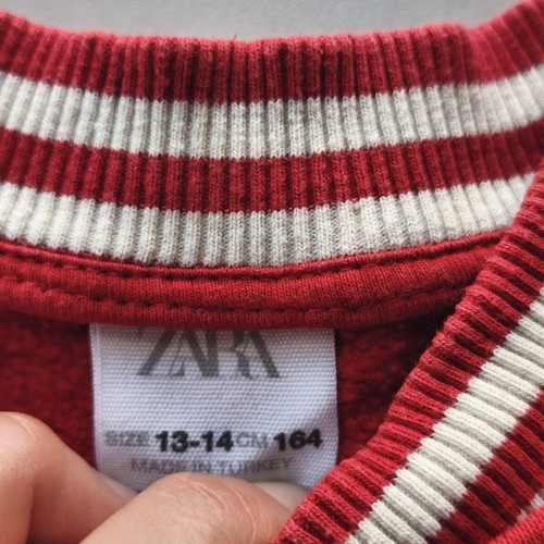 Zara bomber jacket fleece used, size 164 cm for 13-14 years