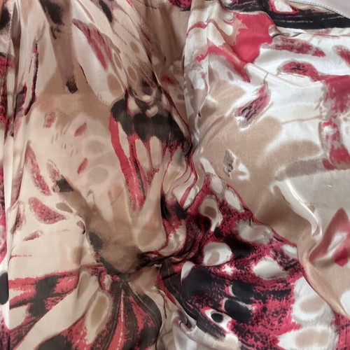 Gabriella Rocha Silk Blouse 100% One Shoulder, Long Sleeve, Like New