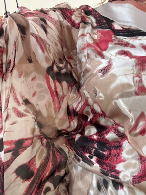 Gabriella Rocha Silk Blouse 100% One Shoulder, Long Sleeve, Like New
