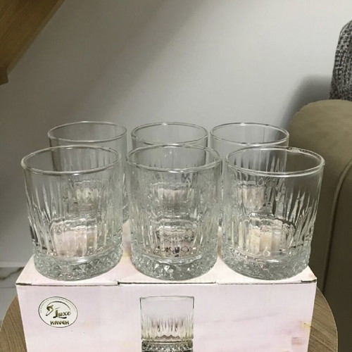 Glassware set of 6 new glasses 250 ml