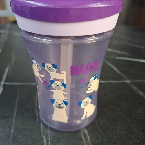 Nuk Action Cup educational sippy cup like new, 230ml, dog design