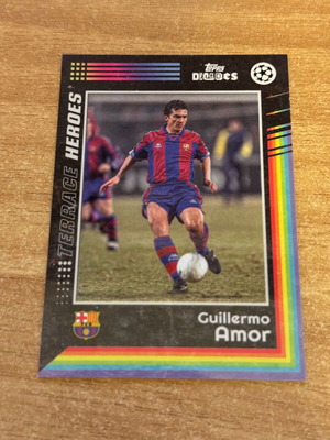 Κάρτα Topps Decades 1990s Guillermo Amor Barcelona Terrace, καινούργια