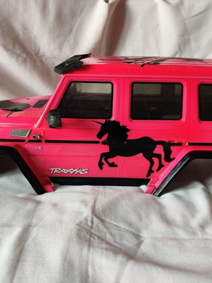 Καπάκι RC crawler lexan Traxxas Mercedes-Benz G 500 για TRX4 μεταχειρισμένο με φώτα και αξεσουάρ