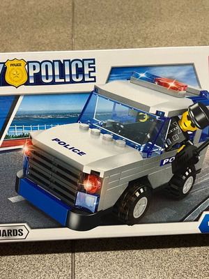 City Police building blocks new, 107 pieces