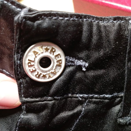 Replay short shorts size 30 like new, black, thin elastic fabric
