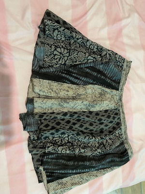 Cuesta Blanca skirt used, size M, blue and black