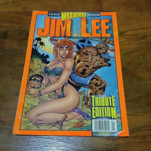 Wizard magazines used, pack of 9 issues with Jim Lee special