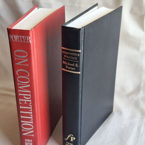 Michael Porter Business book set: Competitive Strategy & On Competition