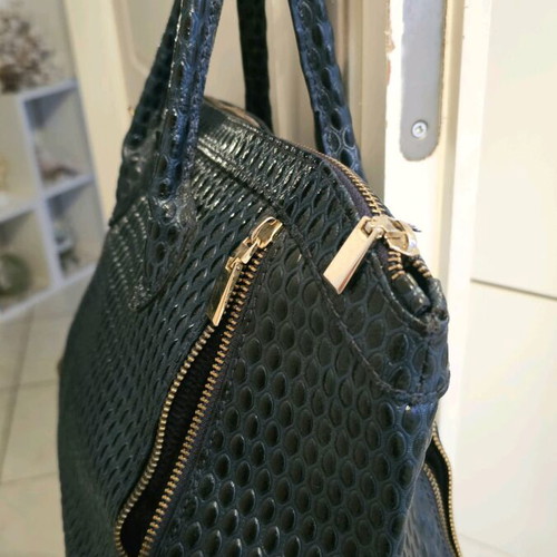Borse in Pelle handbag blue leather like new