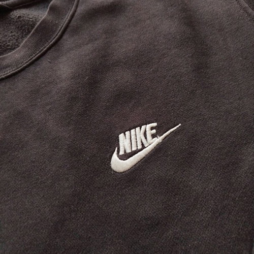 Nike fleece sweatshirt without hood used, size Medium, black with stain