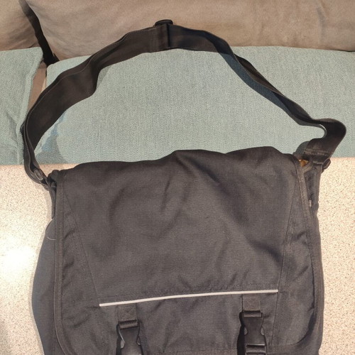 H&M shoulder bag used, black and yellow