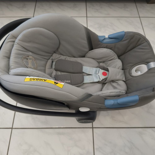 Cybex Aton M baby car seat used with Bexa stroller adapters
