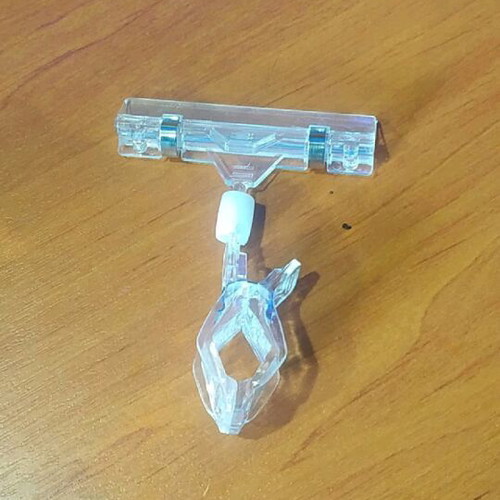 Price tag clip new with clamp