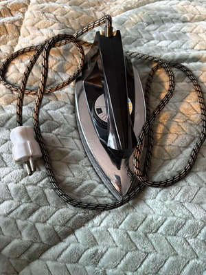 Electric iron used, functional retro