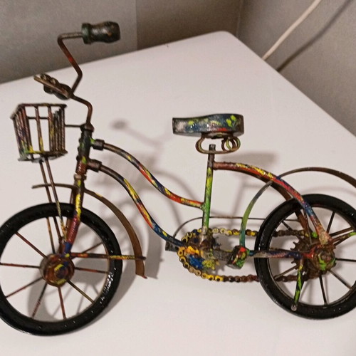 Decorative iron bicycle new with colorful design
